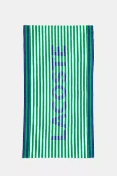 Полотенце Lacoste с добавлением шерсти L Master Menthe 90 x 160 см, синий