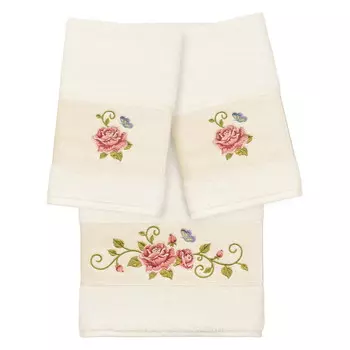 Полотенце Linum Home Textiles Rebecca, кремовый