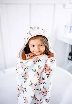 Полотенце LU Little Unicorn, цвет watercolorroses