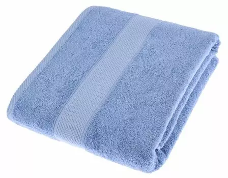 Полотенце махровое 100% хлопок Homescapes, 100x1x180 см, светло-голубой