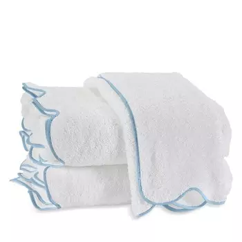 Полотенце Matouk Cairo с гребешком, синий