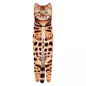 Полотенце Мягкая прочная водопоглощающая ткань из микрофибры с милым мультяшным котом для ежедневного использования-H Stuttg, мультиколор