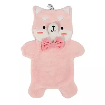 Полотенце Мягкое и удобное из кораллового флиса с суперприсоской, подвесная мочалка для курицы для общежития синего цвета Stuttg, розовый