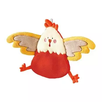 Полотенце Мягкое и удобное из кораллового флиса с суперприсоской, подвесная мочалка для курицы для общежития, серая Stuttg, красный