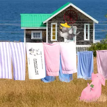Полотенце Mr. & Mrs. Panda, белый
