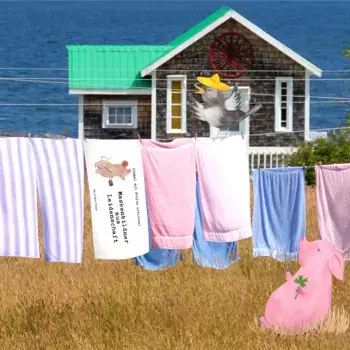 Полотенце Mr. & Mrs. Panda, белый