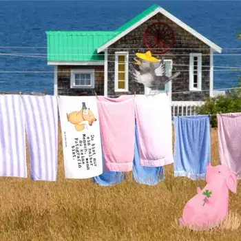 Полотенце Mr. & Mrs. Panda, белый