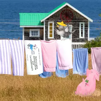 Полотенце Mr. & Mrs. Panda, белый