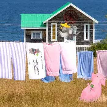 Полотенце Mr. & Mrs. Panda, белый