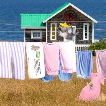 Полотенце Mr. & Mrs. Panda, белый