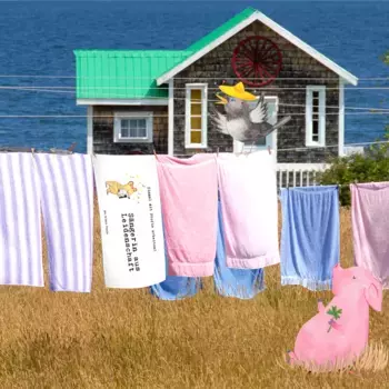 Полотенце Mr. & Mrs. Panda, белый