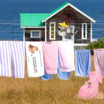Полотенце Mr. & Mrs. Panda, белый