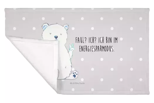 Полотенце Mr. & Mrs. Panda, серый