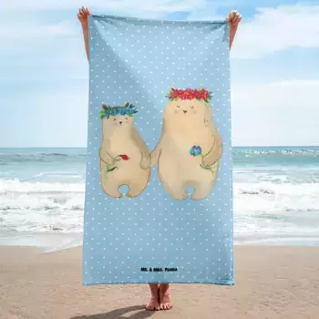 Полотенце Mr. & Mrs. Panda, синий