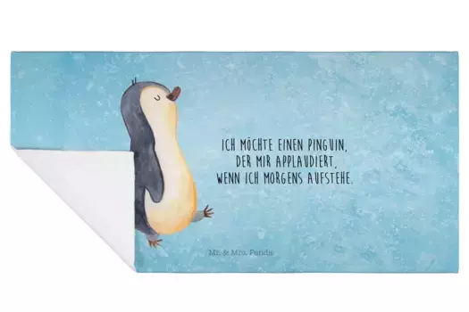 Полотенце Mr. & Mrs. Panda, синий