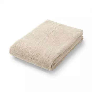 Полотенце Muji бархатное, кремовый