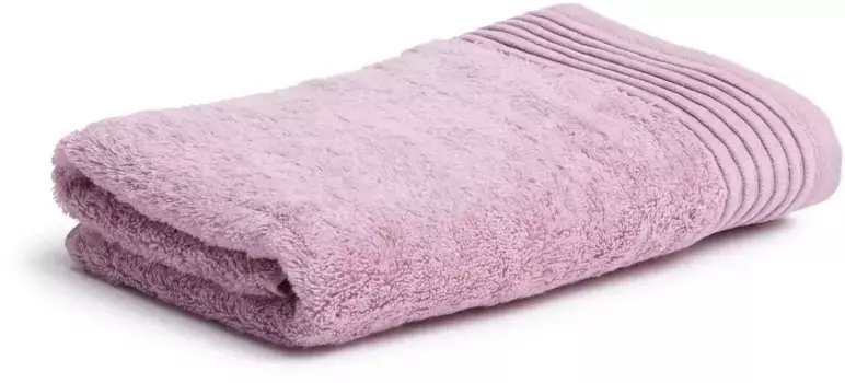 Полотенце Mve "Лофт", (1 шт.), с широкой каймой 50х100 см (1 шт.), розовый