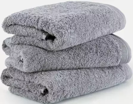 Полотенце Mve "Superwuschel", (3 шт.), комплект, очень мягкая ручка, хлопок премиум-класса, 50х100 50х100 см (3 шт.), цвет stone