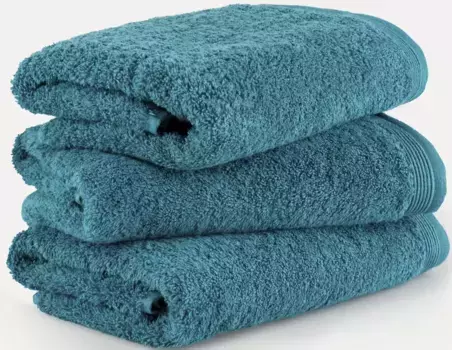 Полотенце Mve "Superwuschel", (3 шт.), комплект, очень мягкая ручка, хлопок премиум-класса, 50х100 50х100 см (3 шт.), цвет lagoon