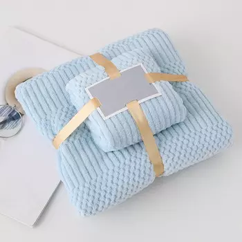 Полотенце Ovzne 140X70см, светло-голубой