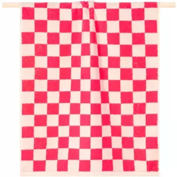 Полотенце PAD «Шахматы», (1 шт.), Производство Европа, розовый