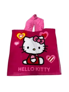 Полотенце-пончо Caleffi Hello Kitty 60120, розовый