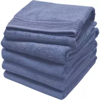 Полотенце Primera «Премиум» (2 шт.) с элегантной каймой из синели, цвет rauchblau