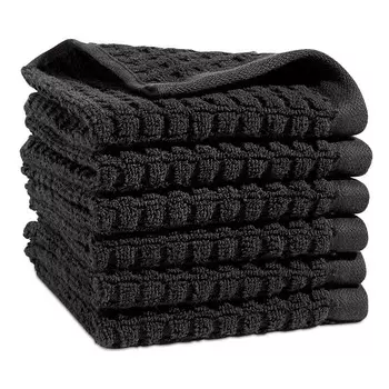 Полотенце Quick Dry Washcloth Set DKNY, черный