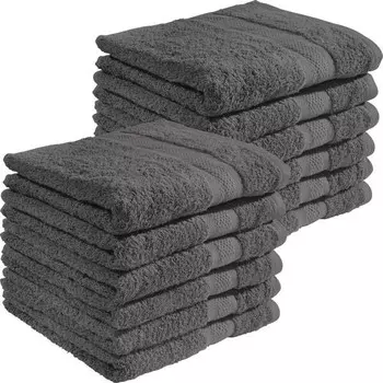 Полотенце REDBEST 12er-Pack 166398, 50x1x80 см, антрацитовый