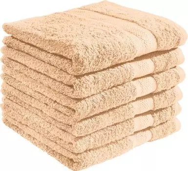 Полотенце REDBEST 6er-Pack 166393, 50x1x100 см цвет apricot