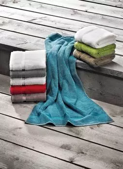 Полотенце Rhomtuft Princess 55 х 100 см, высокое качество, цвет: галька, размер: полотенце 55 х 100 см., серый