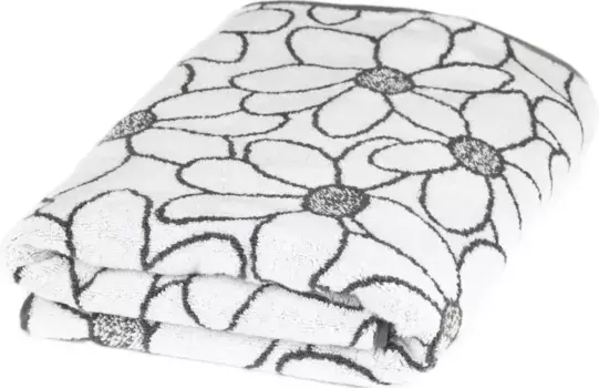 Полотенце ROSS "Bltenfond", (1 шт.), изготовлено из тончайшего хлопка Мако 75х140 см (1 шт.), белый