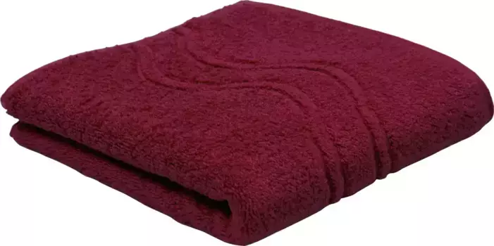 Полотенце ROSS "Кашемир" (2 шт.) с волнистой каймой 50х100 см (2 шт.), цвет vino