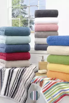 Полотенце РОСС "Вита", (1 шт.), вышитая эмблема РОСС ROSS 70х140 см (1 шт.), цвет himmelblau