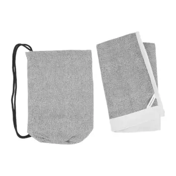 Полотенце + рюкзак Borbonese Smart Op 100150, серый/белый