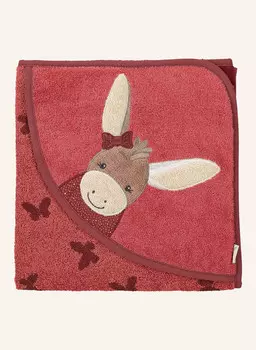 Полотенце с капюшоном 100 х 100 см emily Sterntaler, красный