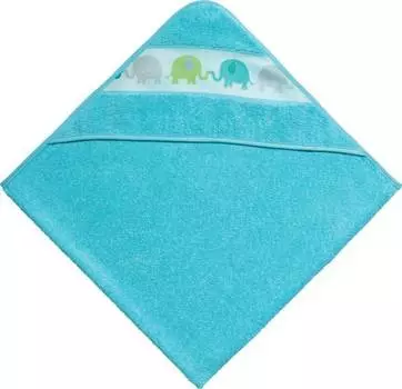 Полотенце с капюшоном 138866 Erwin Mller, бирюзовый