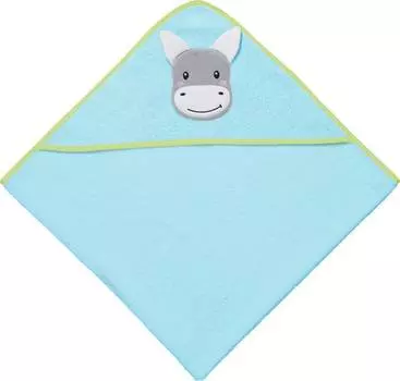 Полотенце с капюшоном 205669 Erwin Mller, бирюзовый