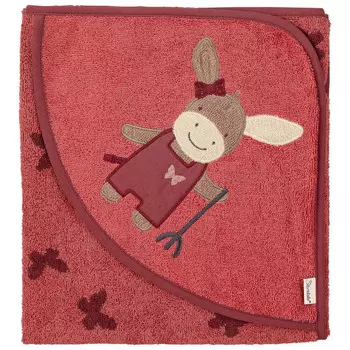 Полотенце с капюшоном 80 x 80 см emily Sterntaler, красный