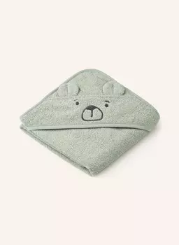 Полотенце с капюшоном albert baby Liewood, зеленый