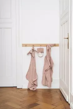 Полотенце с капюшоном Kikadu, розовый