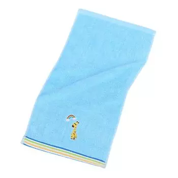 Полотенце с мультяшным рисунком, приятное для кожи хлопковое детское милое полотенце для купания, желтое Stuttg, темно-синий