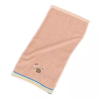 Полотенце с мультяшным узором, впитывающее воду, быстросохнущее, милое полотенце для мытья лица, детское полотенце, хлопковое впитывающее полотенце, синее для повседневного использования Stuttg, светло-коричневый