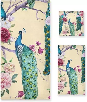 Полотенце с принтом Skysonic, 3 штуки