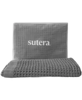 Полотенце с серебряной нитью Sutera, серый