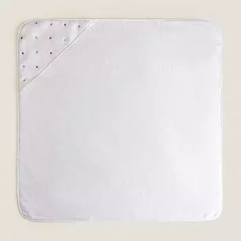 Полотенце с уголком Zara Home Star Baby, белый
