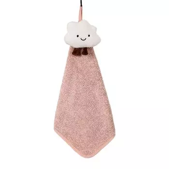 Полотенце сильное водопоглощение, дизайн облаков, быстросохнущее полотенце для ванной комнаты с рисунком из бамбукового древесного волокна для дома, серое Stuttg, розовый