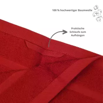 Полотенце Sleepling, бордовый