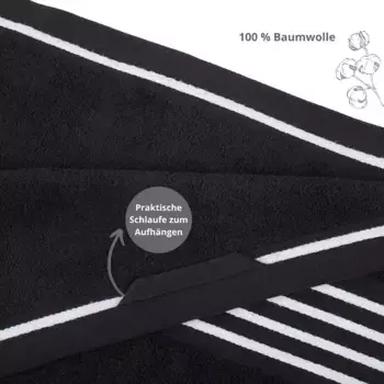 Полотенце Sleepling, черный