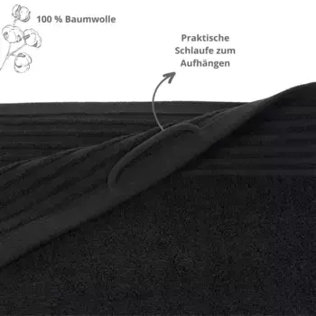 Полотенце Sleepling, черный